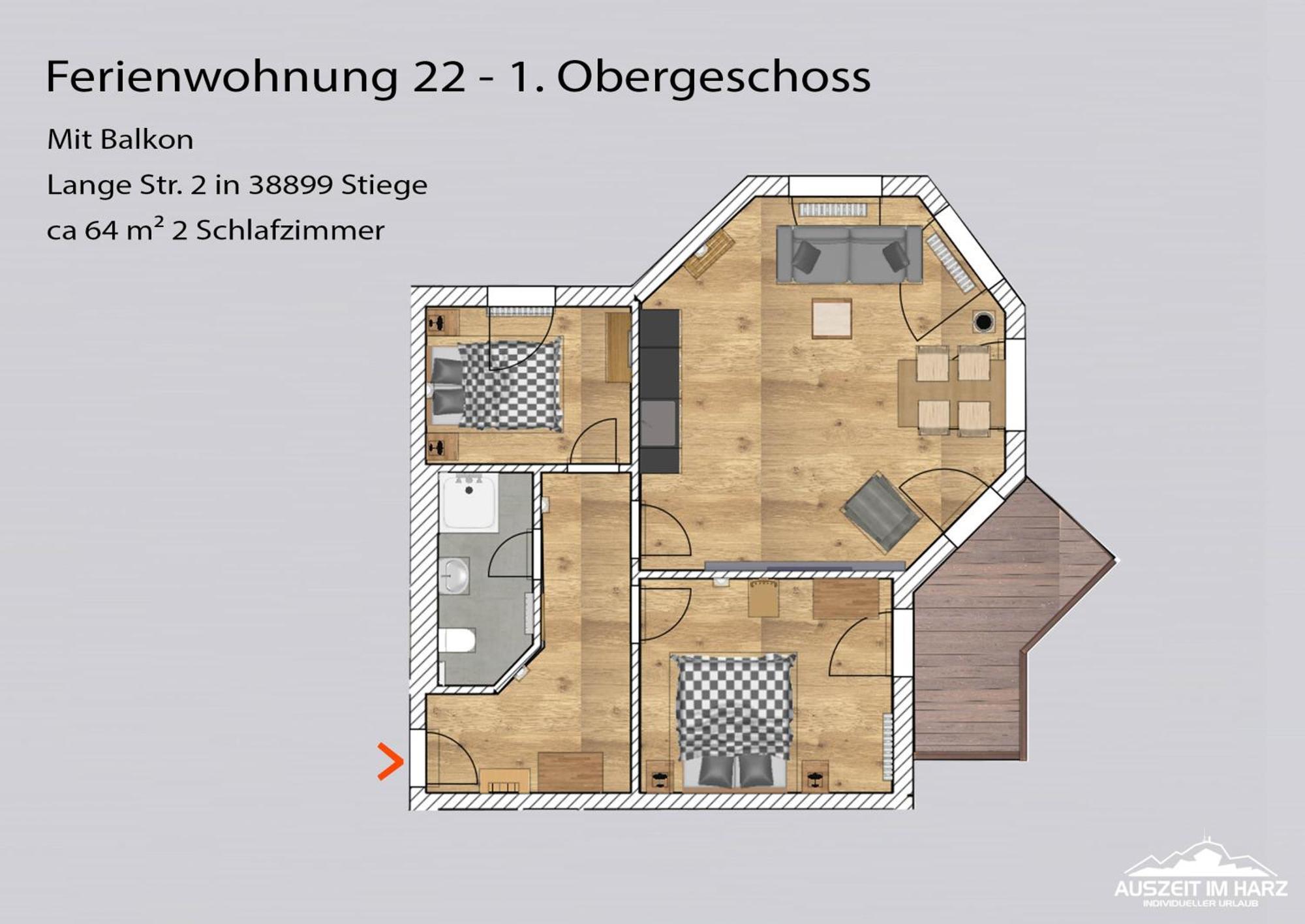 Auszeit-Im-Harz Haus 5 Wohnung 22 Stiege 外观 照片